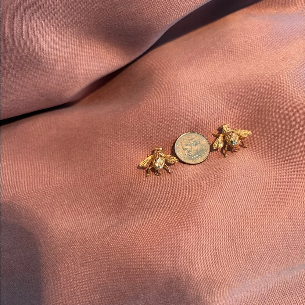 14kt Gold Bee Pin -Set of Two